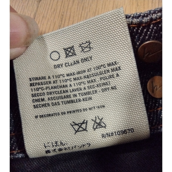 Citizens of Humanity distressed denim skirt - Picture 10 of 15